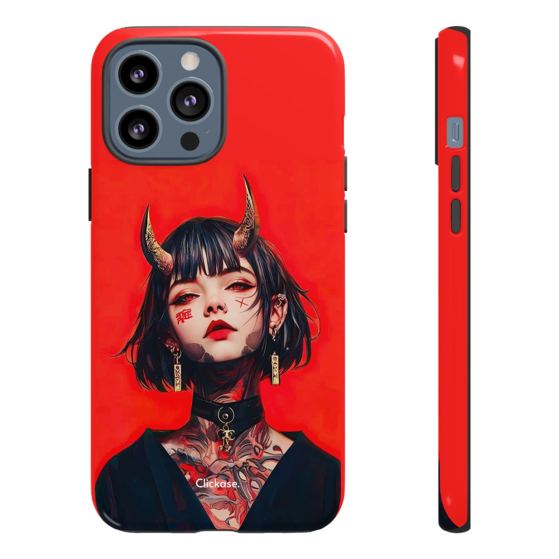 Stylish Phone Case with Edgy Design, Unique Phone Cover, Gothic Aesthetic Accessories, Trendy Cell Phone Case, Perfect Gift for Teens by