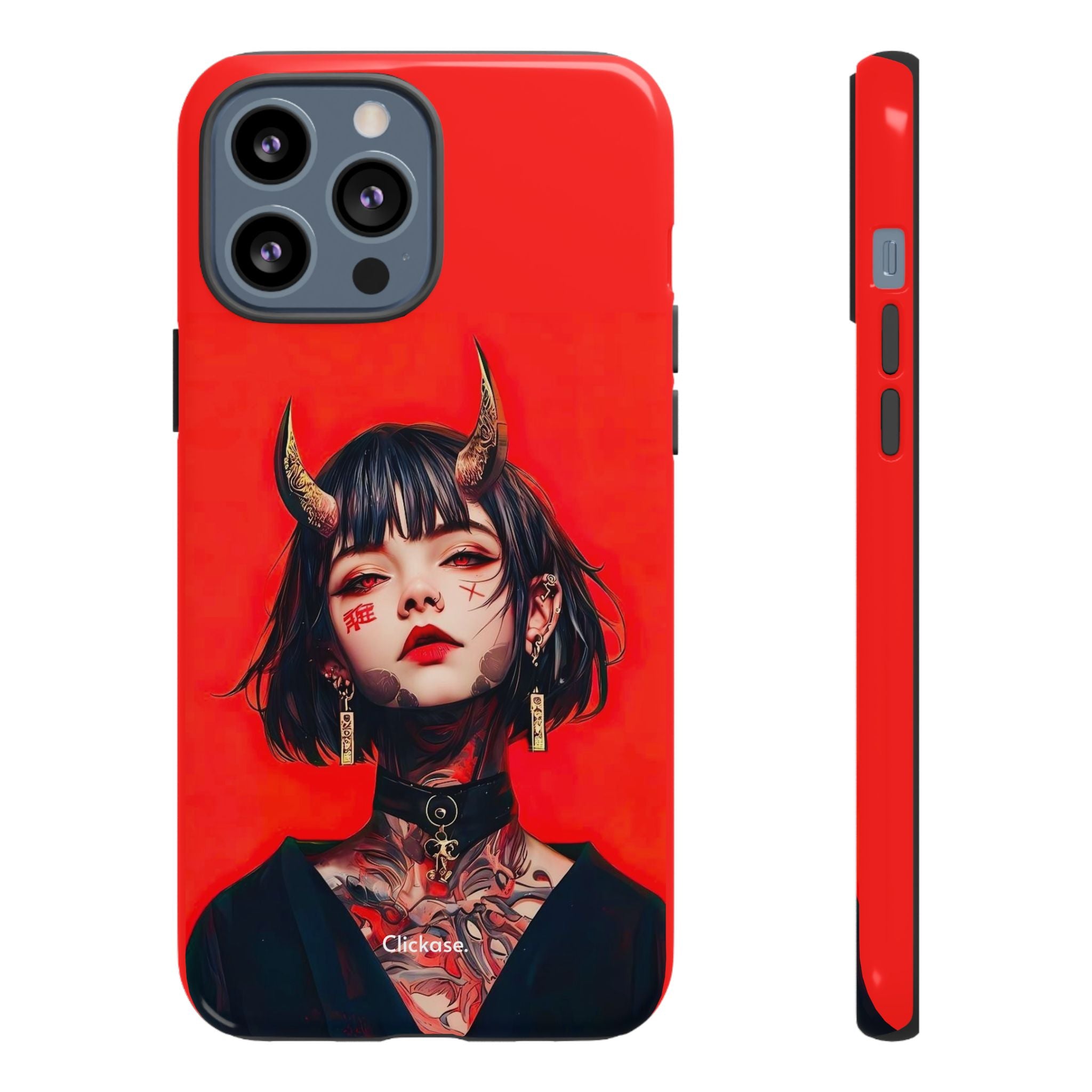 Stylish Phone Case with Edgy Design, Unique Phone Cover, Gothic Aesthetic Accessories, Trendy Cell Phone Case, Perfect Gift for Teens by
