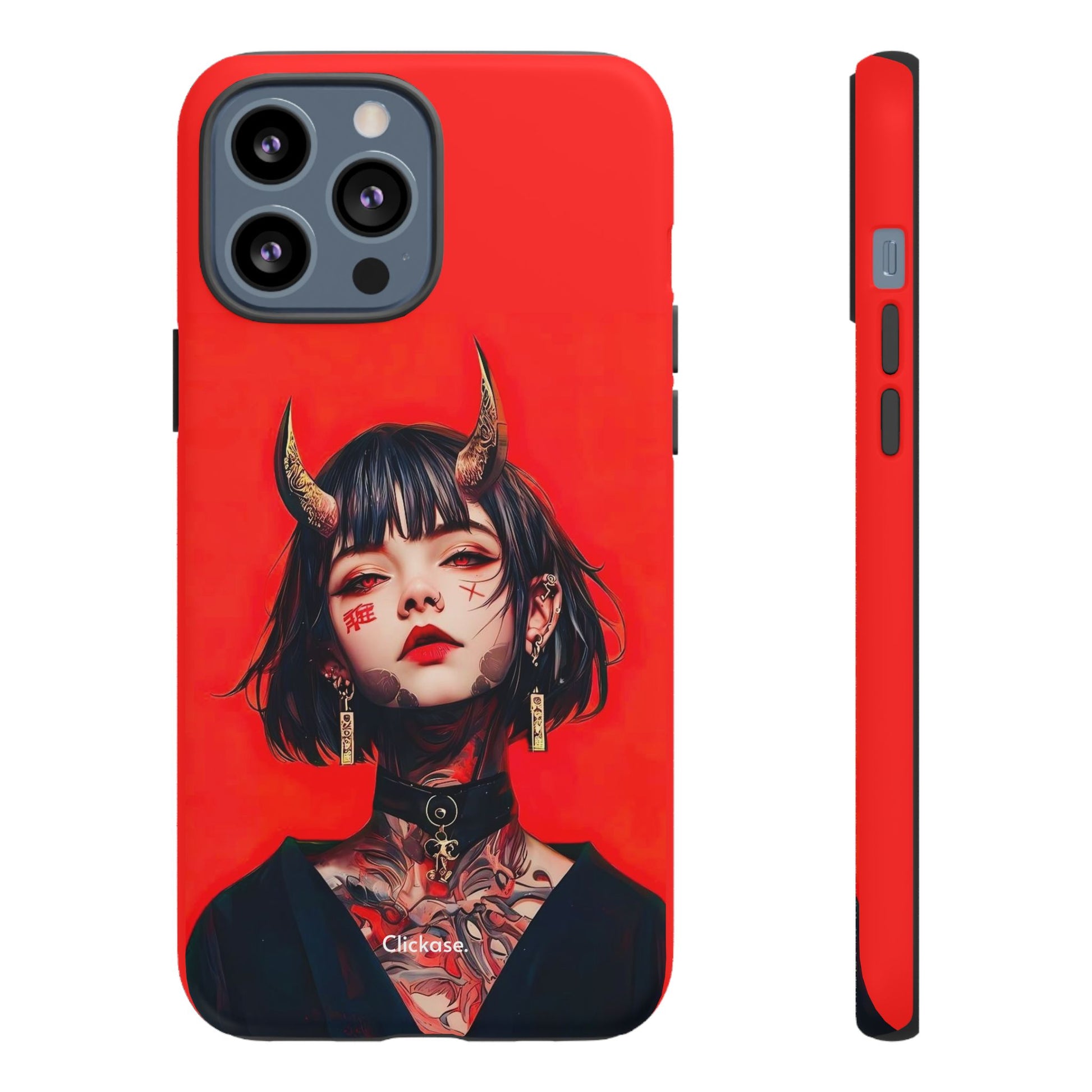 Stylish Phone Case with Edgy Design, Unique Phone Cover, Gothic Aesthetic Accessories, Trendy Cell Phone Case, Perfect Gift for Teens by