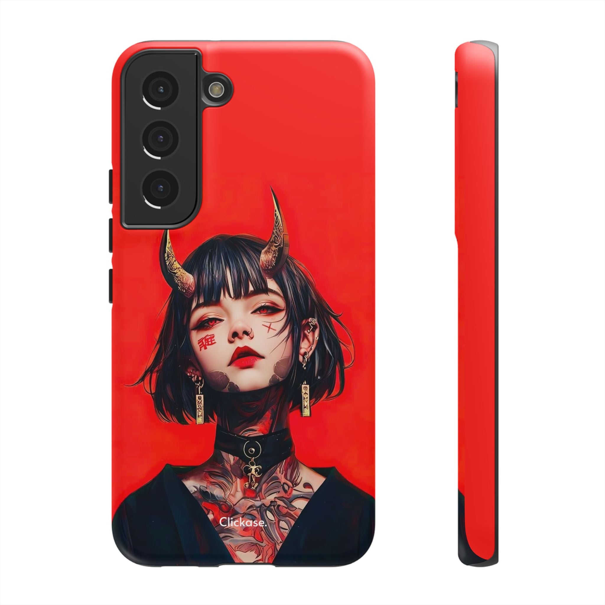 Stylish Phone Case with Edgy Design, Unique Phone Cover, Gothic Aesthetic Accessories, Trendy Cell Phone Case, Perfect Gift for Teens by