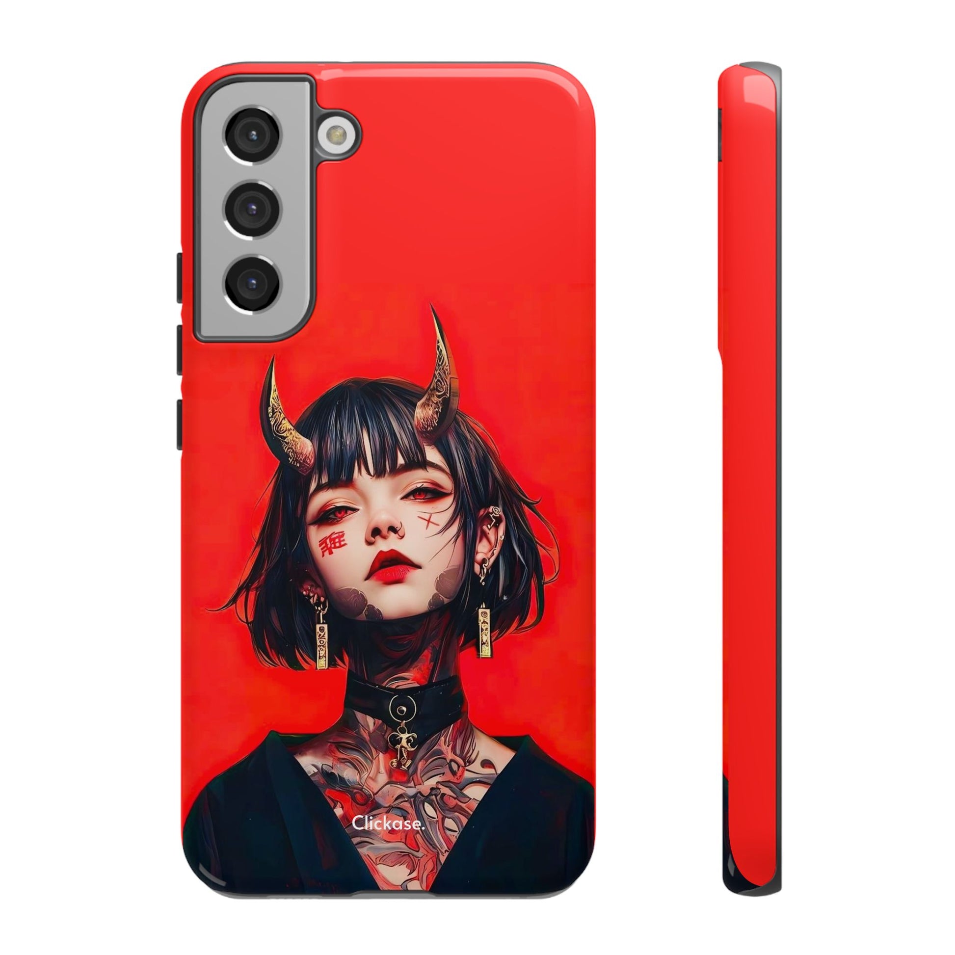 Stylish Phone Case with Edgy Design, Unique Phone Cover, Gothic Aesthetic Accessories, Trendy Cell Phone Case, Perfect Gift for Teens by