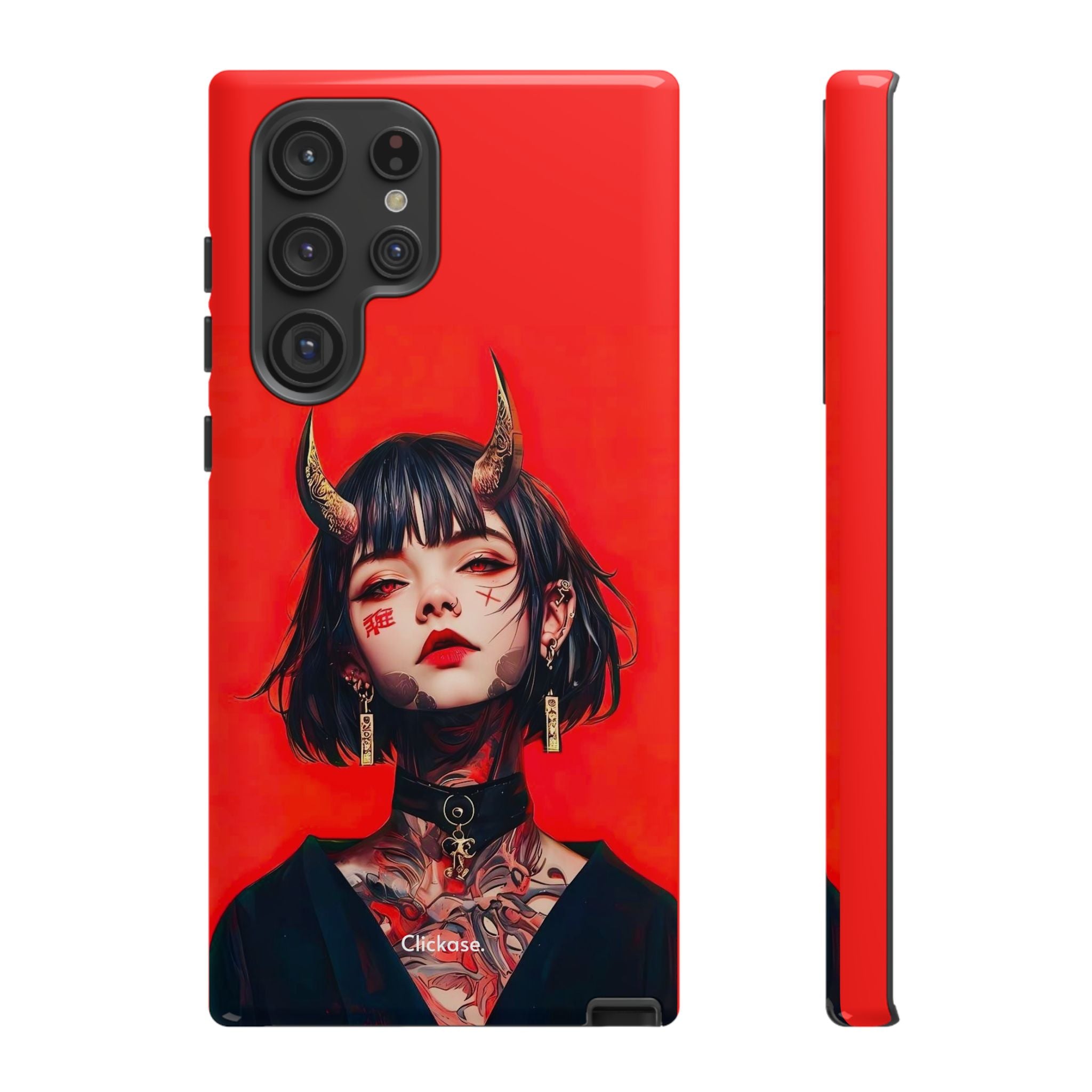 Stylish Phone Case with Edgy Design, Unique Phone Cover, Gothic Aesthetic Accessories, Trendy Cell Phone Case, Perfect Gift for Teens by