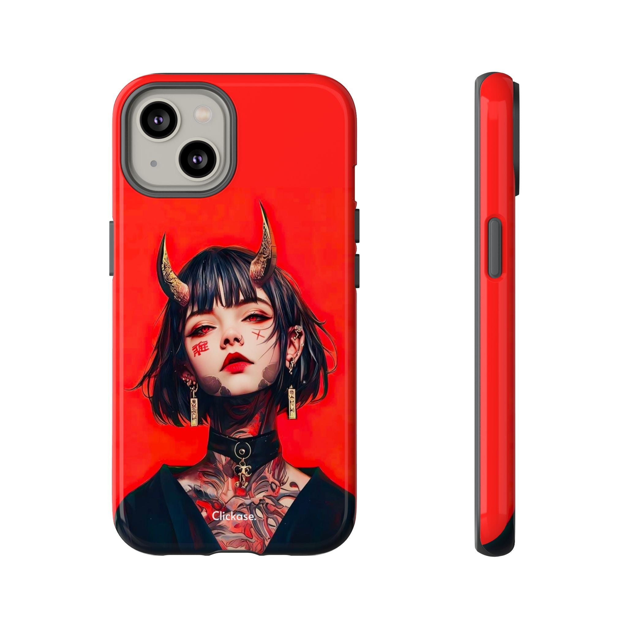 Stylish Phone Case with Edgy Design, Unique Phone Cover, Gothic Aesthetic Accessories, Trendy Cell Phone Case, Perfect Gift for Teens by
