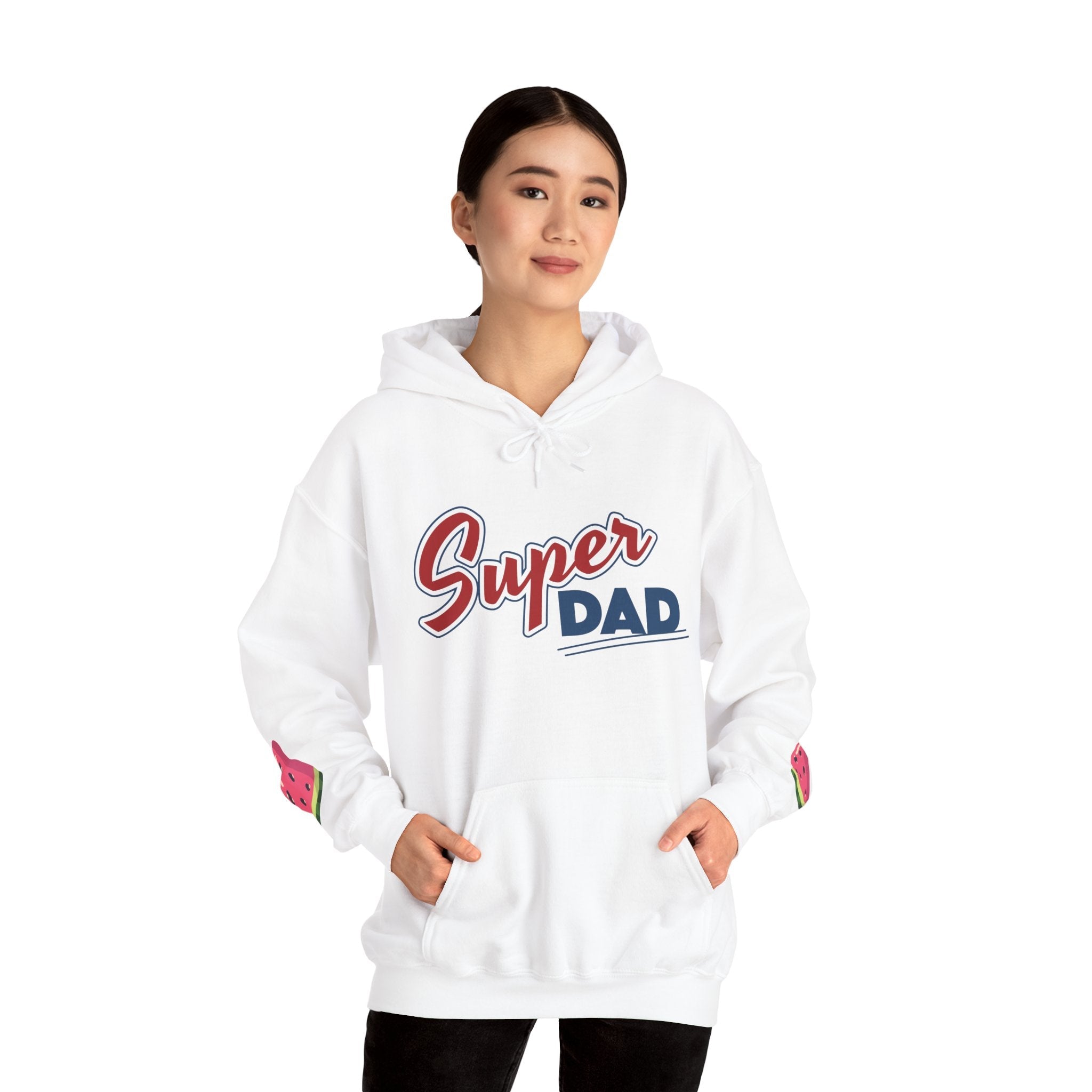 Super Dad Heart Hoodie by
