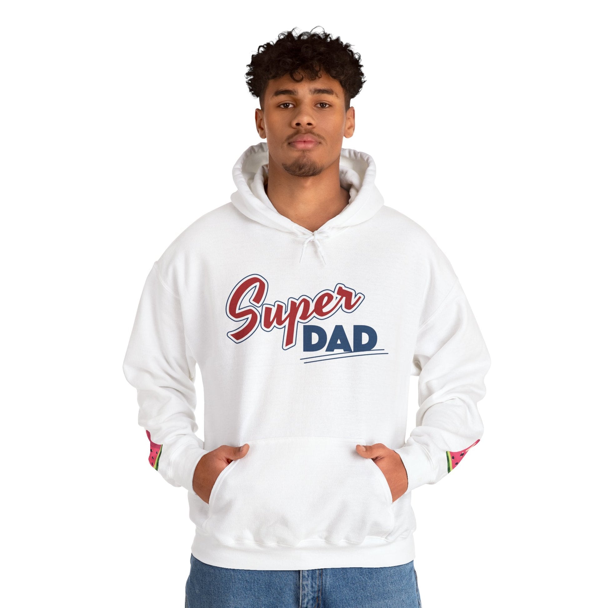 Super Dad Heart Hoodie by