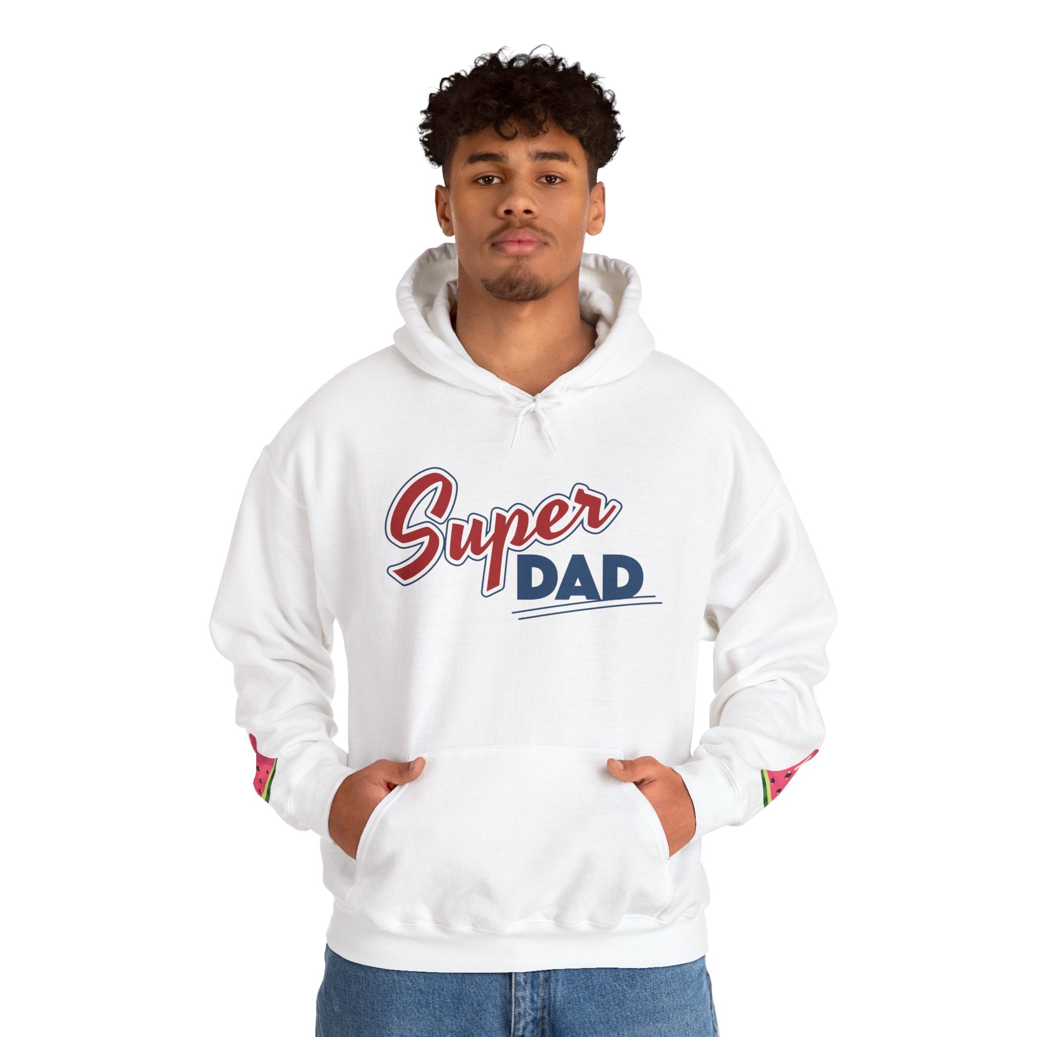 Super Dad Heart Hoodie by