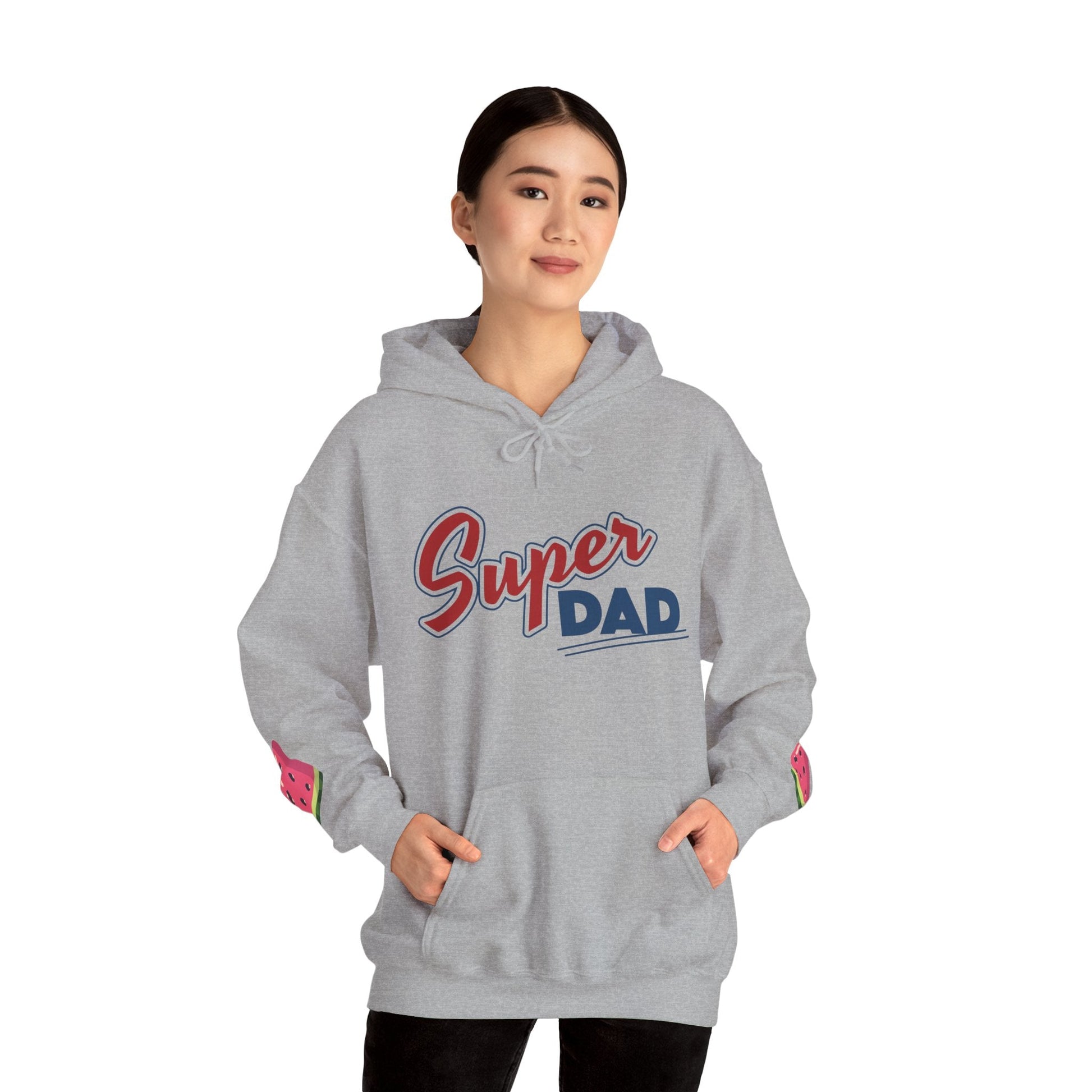 Super Dad Heart Hoodie by