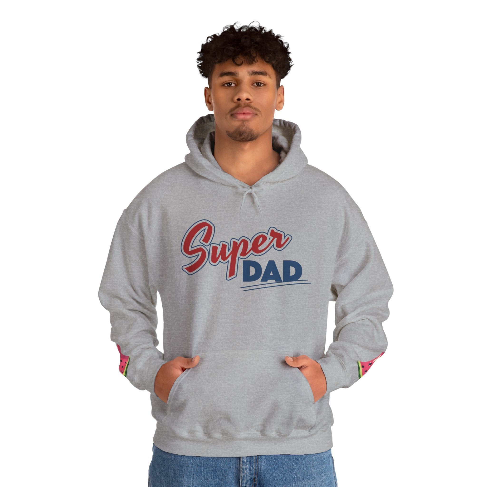 Super Dad Heart Hoodie by