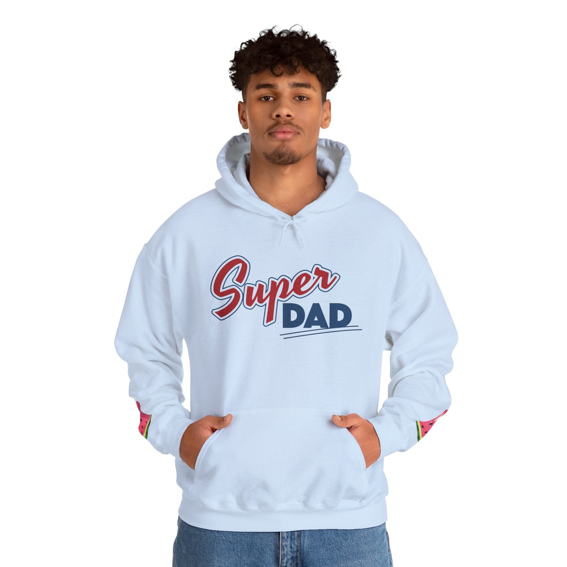 Super Dad Heart Hoodie by