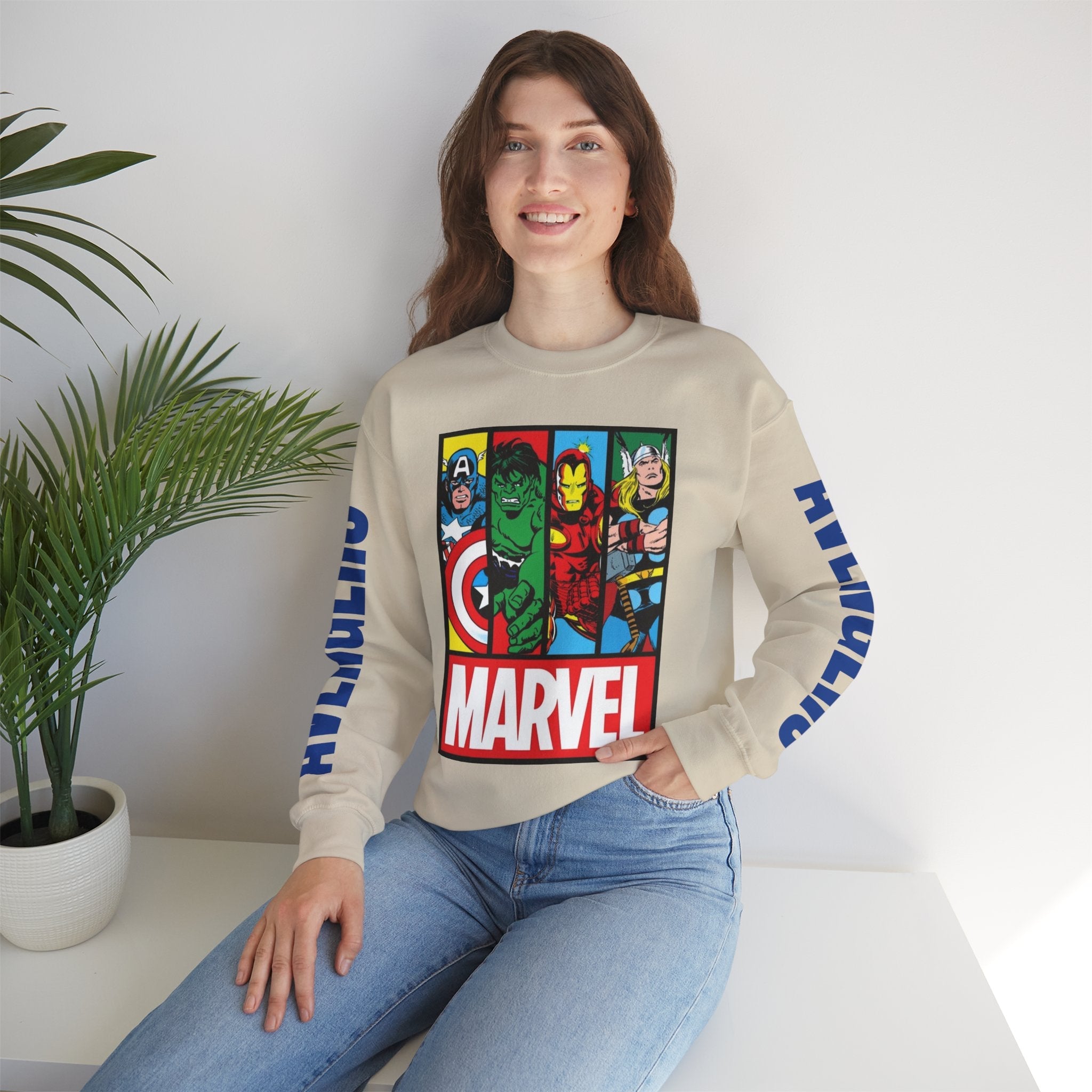 The Avengers Superhero - Crewneck Sweatshirt Unisex by